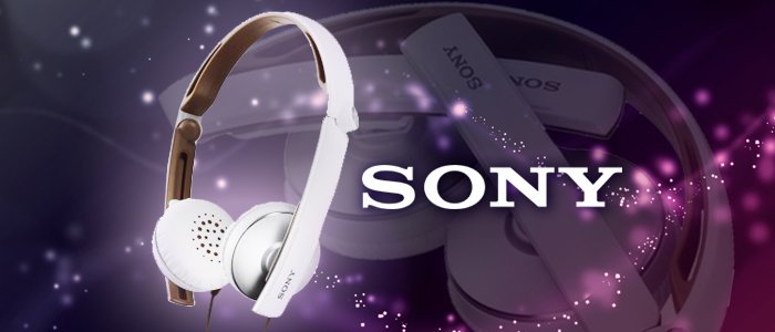 Cuffie Sony design compatto e pieghevole