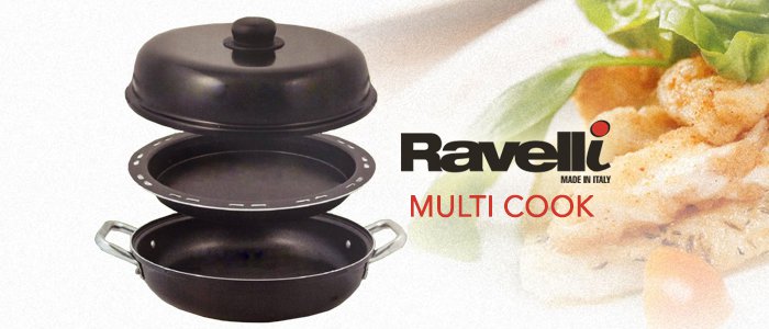 Multicook Ravelli, un solo prodotto 5 cotture