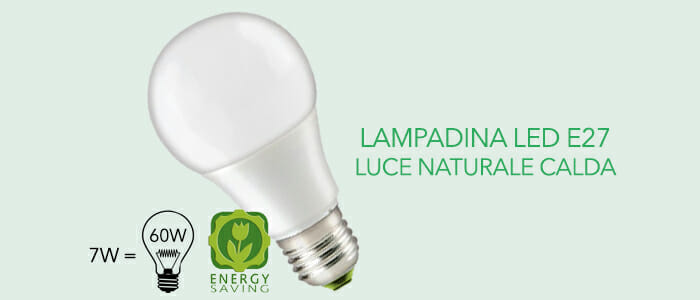 Lampadine LED E27 luce calda