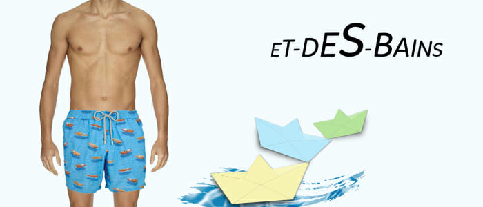 Et-Des-Bains: costumi da bagno uomo
