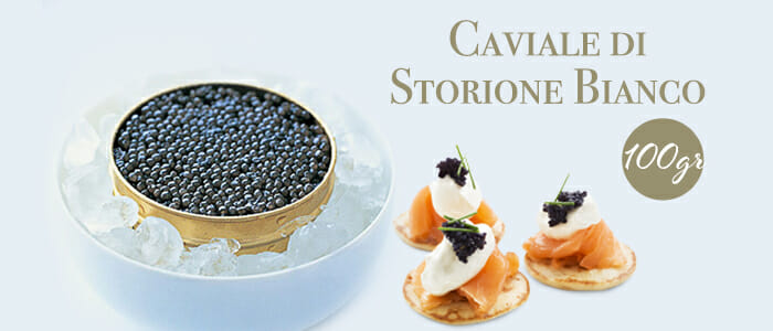 Caviale storione bianco 100gr