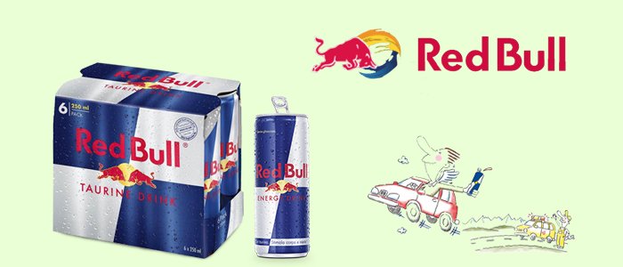 Red Bull Energy Drink: pack 6x250ml