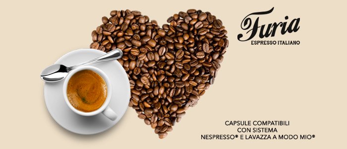 Caffè Furia: capsule compatibili Nespresso e A Modo Mio