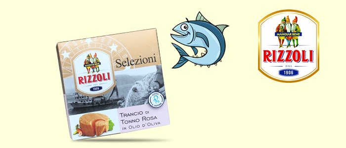 Rizzoli Selezioni: trancio di tonno rosa 185gr
