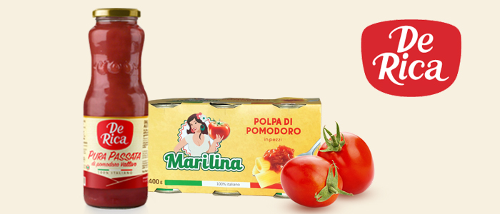 De Rica e Marilina: passata e polpa di pomodoro