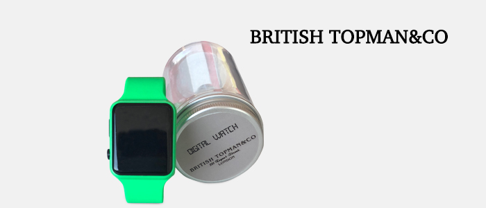British Topman&Co: digital watch