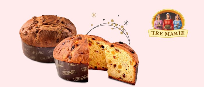 Tre Marie Panettone Tradizionale e Senza Canditi