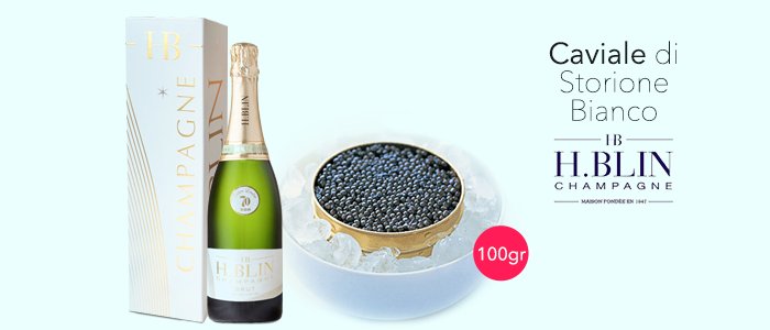 PROMOZIONE Caviale & Champagne H.Blin