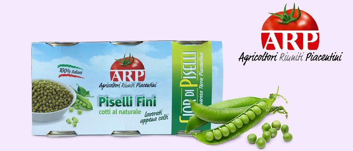Agricoltori Riuniti Piacentini: Piselli Fini 3x400gr