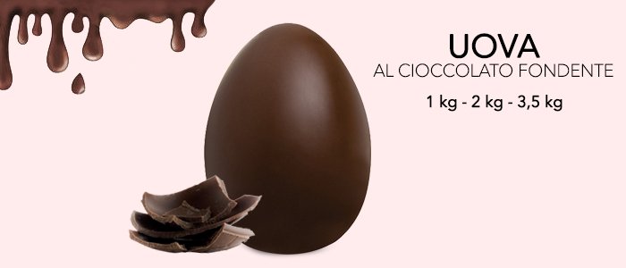 Uova di Pasqua al Cioccolato Fondente