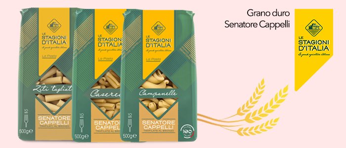 Le Stagioni D'Italia: pasta grano Senatore Cappelli