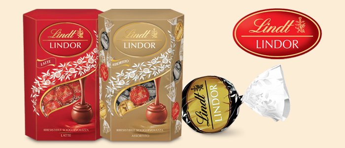 Lindt Lindor Cioccolatini al Latte e assortiti 200gr