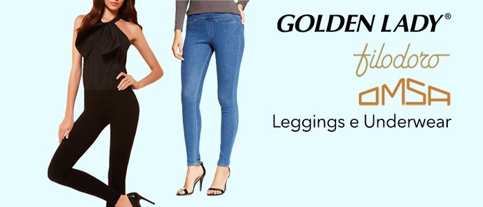 Golden Lady, Omsa, Filo D'oro: Leggings e Underwear