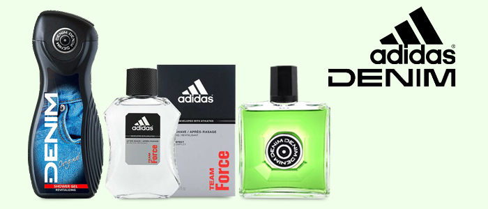 Adidas e Denim: After Shave, Shower Gel e Deo Spray