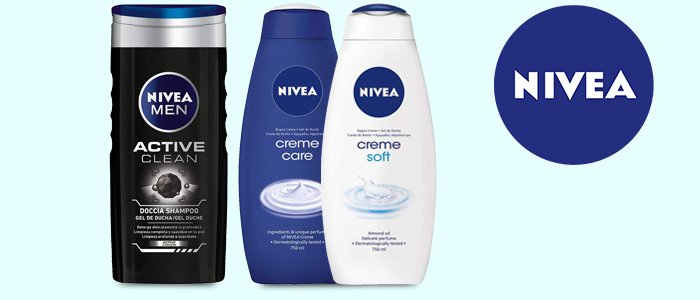 Nivea: Bagno Crema e Doccia Shampoo Men