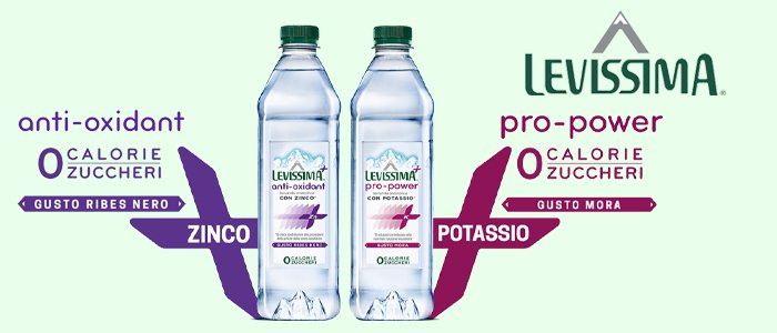 Levissima+ Bevanda Anti Oxidant e Pro Power
