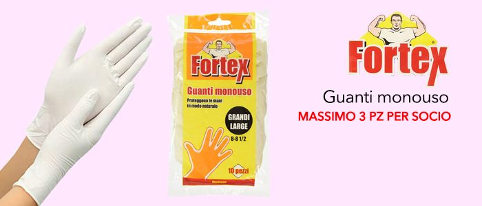 Fortex: Guanti Monouso in Lattice