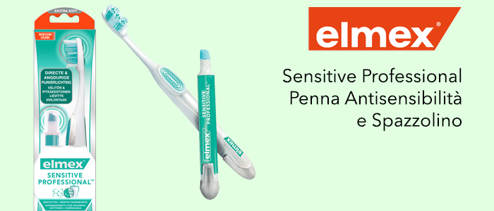Elmex Sensitive Professional Kit: Penna Antisensibilità e Spazzolino