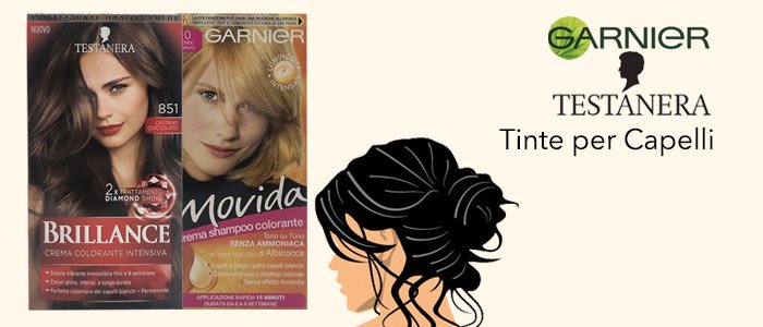 Garnier e Testanera Tinte per capelli
