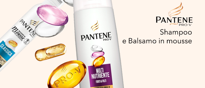 Pantene PRO-V: Shampoo e Balsamo in Mousse