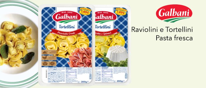 Galbani La Pasta Fresca: Tortellini e Raviolini