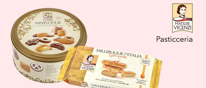 Matilde Vicenzi: Amaretti, Biscotti e Millefoglie
