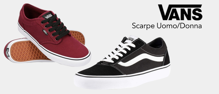 VANS Scarpe: Continuano gli Extra Sconti - Buy\u0026Benefit