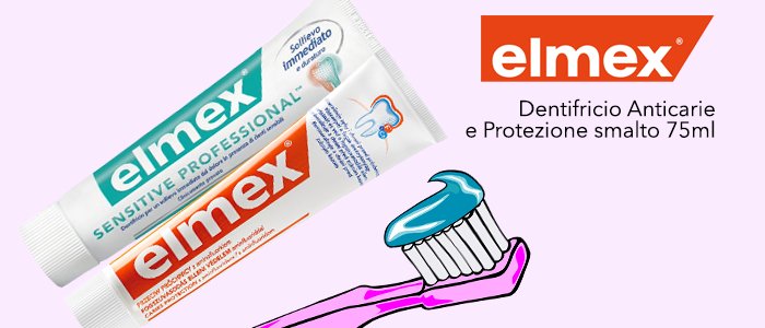 Dentifrici Elmex Dentifricio Anticarie e Protezione smalto 75ml