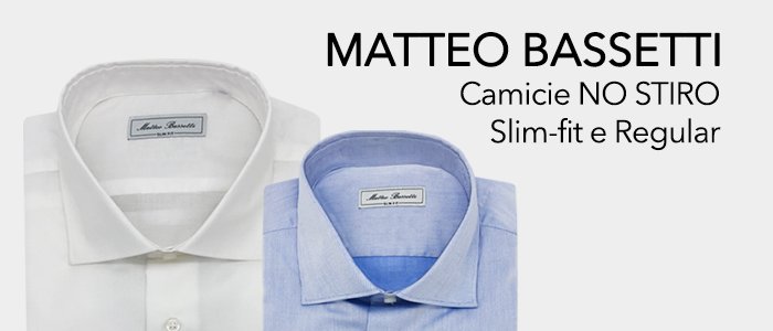Matteo Bassetti Camicie Uomo