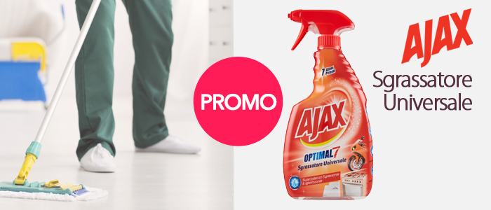 Speciale Week-End Ajax: Promozione Spray Sgrassatore Universale 600ml