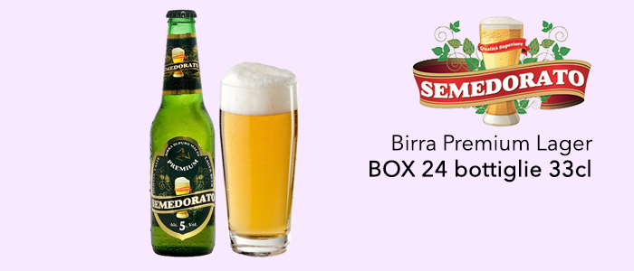 Promozione: Birra Semedorato BOX 24 Bottiglie