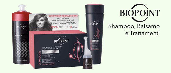 Biopoint: Shampoo, Balsamo e Trattamenti