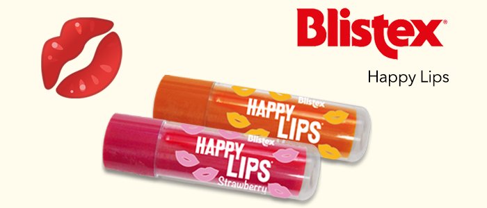 Blistex Happy Lips: Balsamo Labbra Fragola e Mango