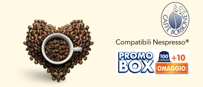 Caffè Borbone PROMO BOX: 110 Capsule Compatibili Nespresso