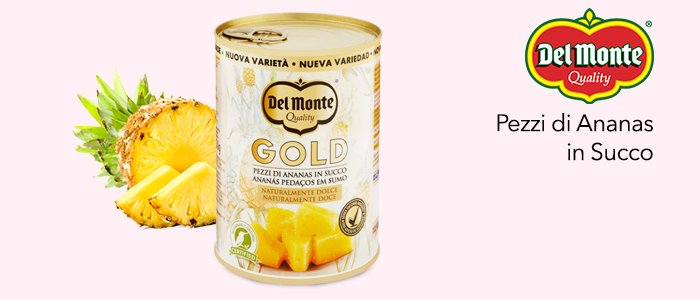 Del Monte Quality Gold: pezzi di Ananas in succo
