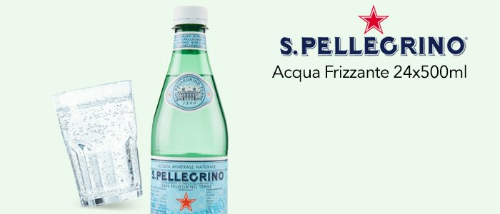 San Pellegrino Acqua Frizzante 24x500ml
