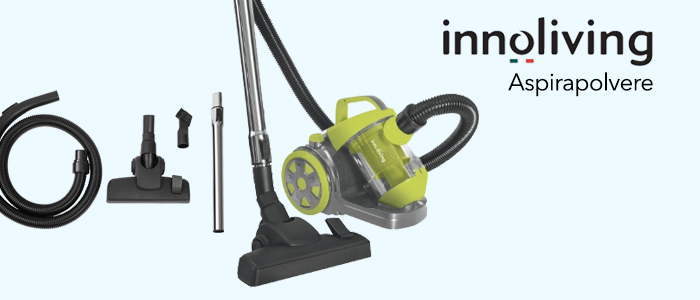 PROMO Innoliving Aspirapolvere Ciclonico a Traino - Buy\u0026Benefit