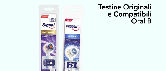 Oral-B Testine Originali e Compatibili