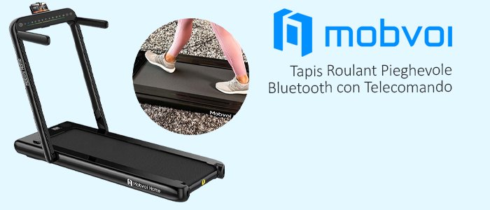 Mobvoi Tapis Roulant Pieghevole Bluetooth con Telecomando