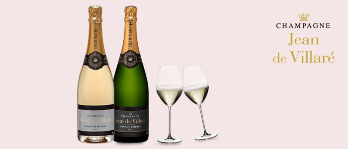 Jean De Villarè Champagne: Blanc de Blancs e Grande Reserve
