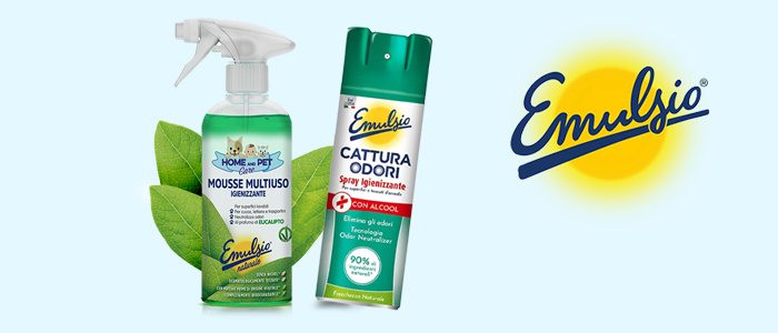 Emulsio Spray Igienizzanti e Cattura Odori