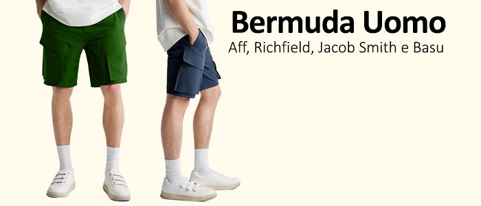 Bermuda Uomo: Aff, Richfield, Jacob Smith e Basu