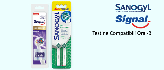 Testine Compatibili Oral-B: Sanogyl e Signal