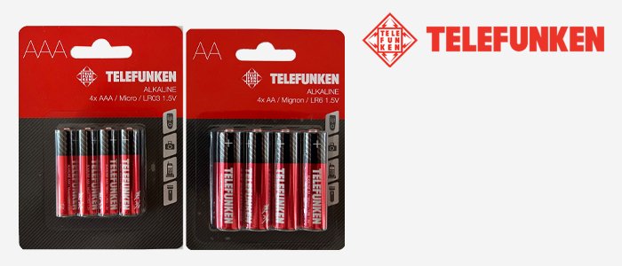 Telefunken Batterie Stilo AA+AAA 4x