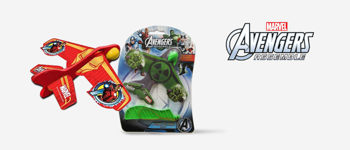 Marvel Avengers Assemble: Aeroplanini in Gommapiuma