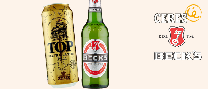 Beck's Original Pils e Ceres Top Extra Lager