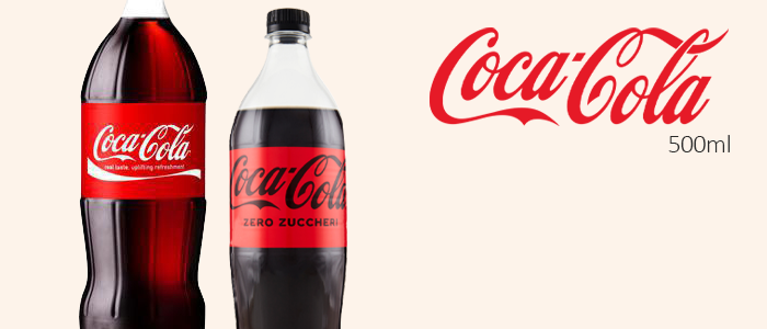 Coca-Cola Original e Zero formato 500ml