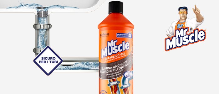 Mr Muscle Idraulico Gel 1 Litro