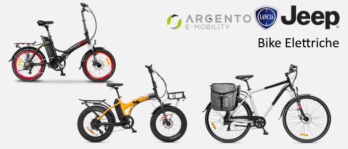 City E-Bike: Lancia Ypsilon, Argento, Jeep