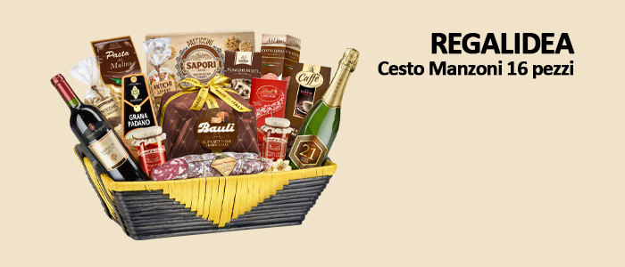 Regalidea Cesto natalizio gastronomico Manzoni